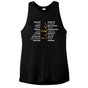 BLACK HISTORY Month Juneteenth African American Pride Ladies PosiCharge Tri-Blend Wicking Tank