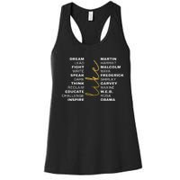 BLACK HISTORY Month Juneteenth African American Pride Women's Racerback Tank