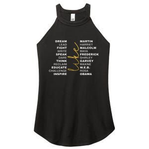 BLACK HISTORY Month Juneteenth African American Pride Women's Perfect Tri Rocker Tank