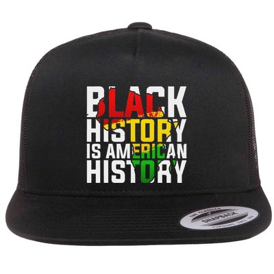 Black History Month Flat Bill Trucker Hat