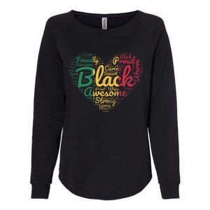 Black History Month Juneteenth African American Proud Black Womens California Wash Sweatshirt