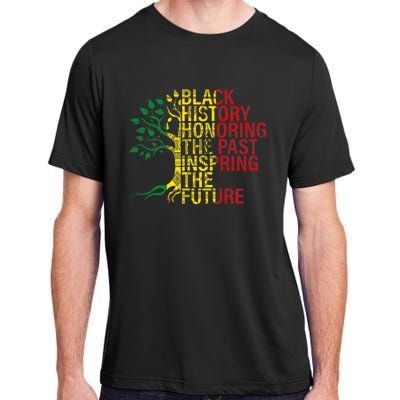 Black History Month Honoring Past Inspiring Future Adult ChromaSoft Performance T-Shirt