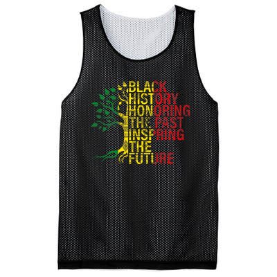 Black History Month Honoring Past Inspiring Future Mesh Reversible Basketball Jersey Tank