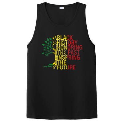 Black History Month Honoring Past Inspiring Future PosiCharge Competitor Tank