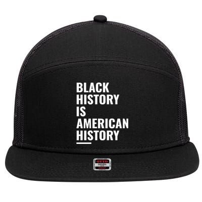 Black History Month Funny Gift African American Country Celebration Gift 7 Panel Mesh Trucker Snapback Hat