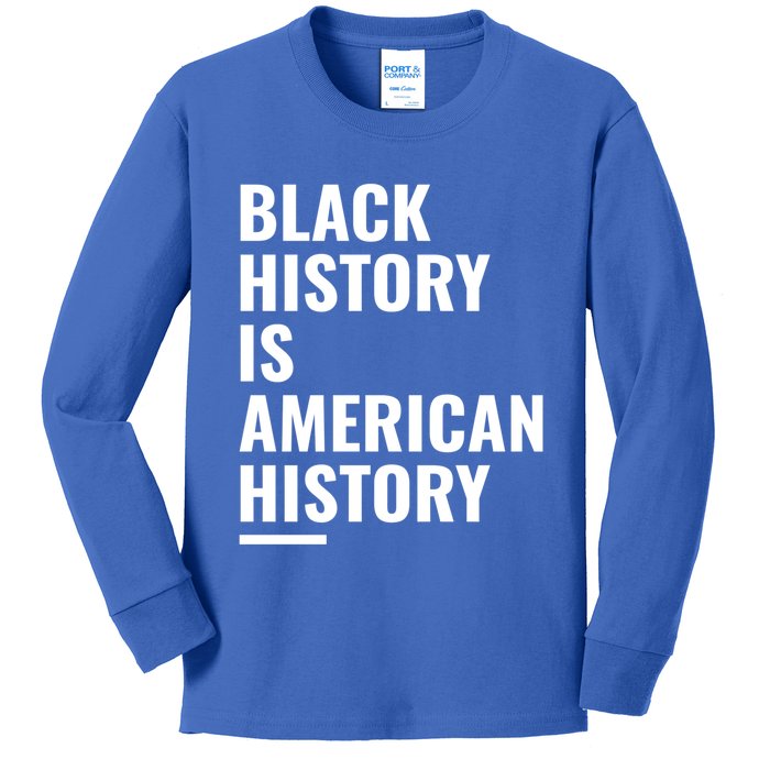 Black History Month Funny Gift African American Country Celebration Gift Kids Long Sleeve Shirt