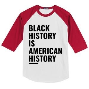 Black History Month Funny Gift African American Country Celebration Gift Kids Colorblock Raglan Jersey