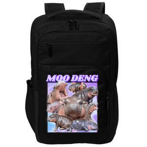 Baby Hippo Moo Deng Impact Tech Backpack