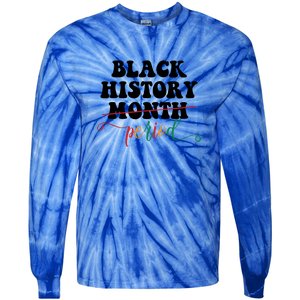 Black History Month Period Gift Tie-Dye Long Sleeve Shirt