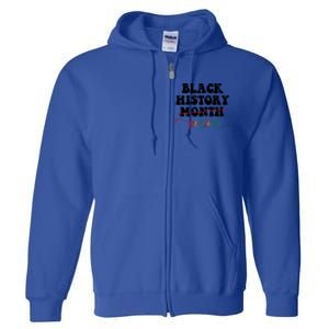 Black History Month Period Gift Full Zip Hoodie