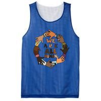 Black History Month Gift We Are All Hu Pride Gift Mesh Reversible Basketball Jersey Tank