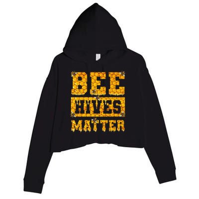 Bee Hives Matter Climate Change Earth Day Crop Fleece Hoodie