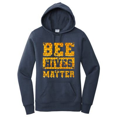 Bee Hives Matter Climate Change Earth Day Women's Pullover Hoodie