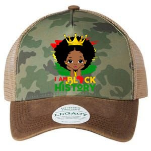 Black History Month Shirts Black Melanin Girl I Am Black History Legacy Tie Dye Trucker Hat