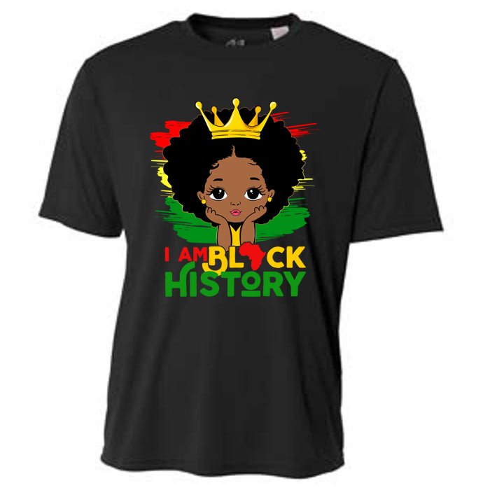 Black History Month Shirts Black Melanin Girl I Am Black History Cooling Performance Crew T-Shirt