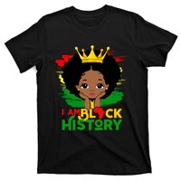 Black History Month Shirts Black Melanin Girl I Am Black History T-Shirt