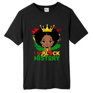 Black History Month Shirts Black Melanin Girl I Am Black History Tall Fusion ChromaSoft Performance T-Shirt