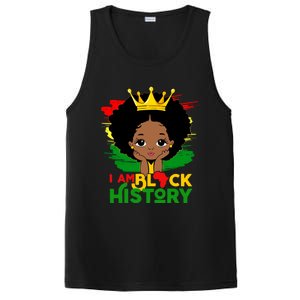 Black History Month Shirts Black Melanin Girl I Am Black History PosiCharge Competitor Tank