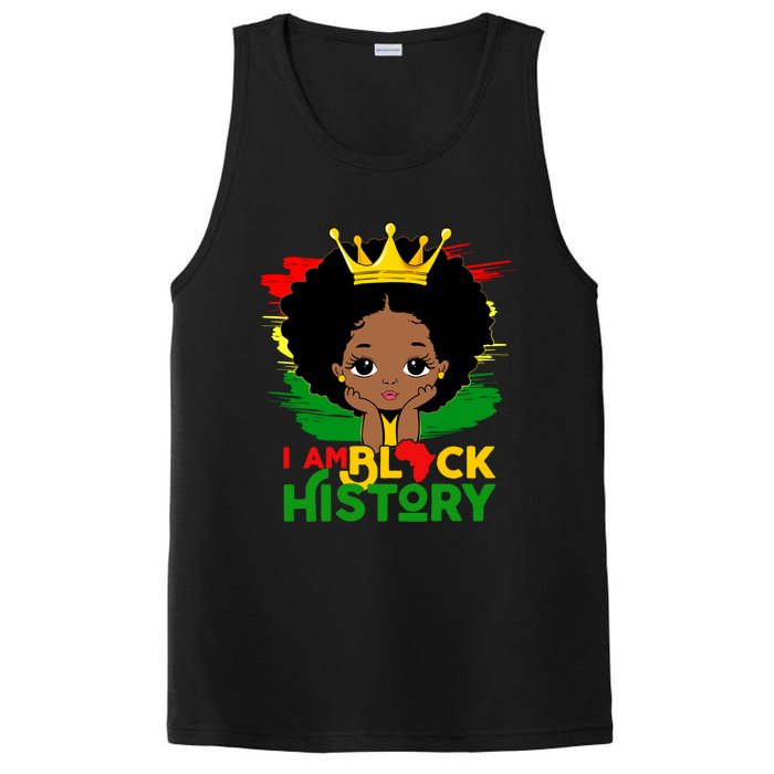 Black History Month Shirts Black Melanin Girl I Am Black History PosiCharge Competitor Tank