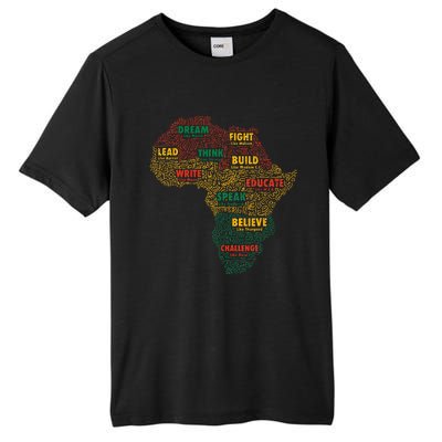 Black History Month African American Juneteenth Celebrations Tall Fusion ChromaSoft Performance T-Shirt