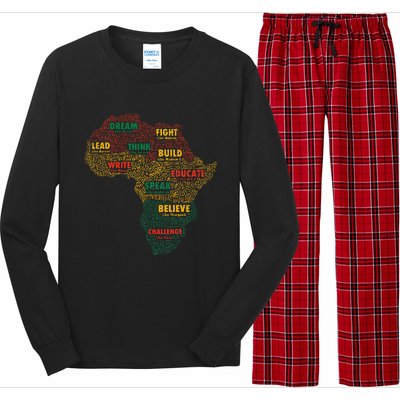 Black History Month African American Juneteenth Celebrations Long Sleeve Pajama Set