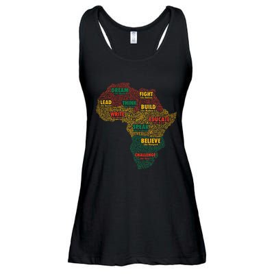 Black History Month African American Juneteenth Celebrations Ladies Essential Flowy Tank