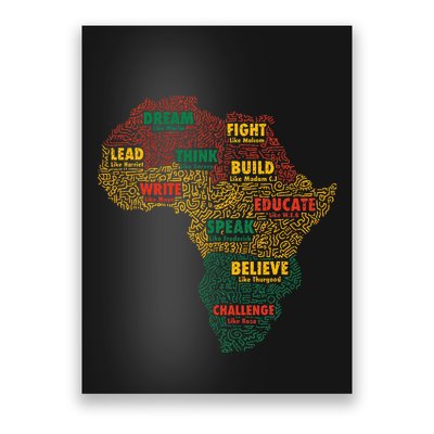 Black History Month African American Juneteenth Celebrations Poster