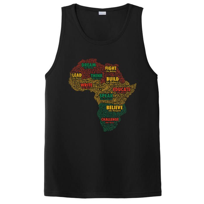 Black History Month African American Juneteenth Celebrations PosiCharge Competitor Tank