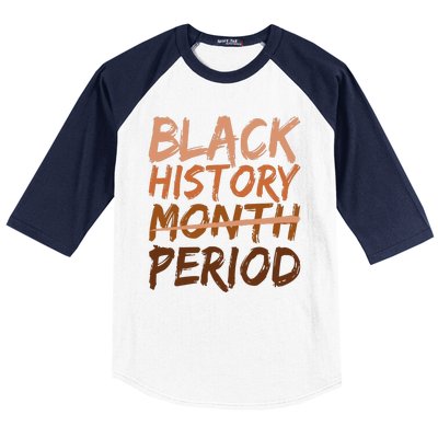 Black History Month Period African American Proud Baseball Sleeve Shirt