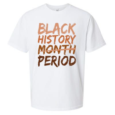 Black History Month Period African American Proud Sueded Cloud Jersey T-Shirt