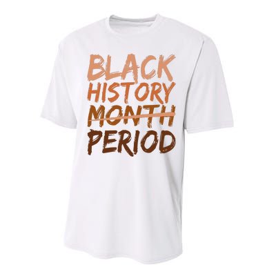 Black History Month Period African American Proud Performance Sprint T-Shirt