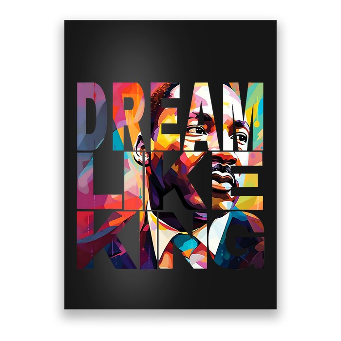 Black History Month Martin Have Dream Luther King Day Design Poster