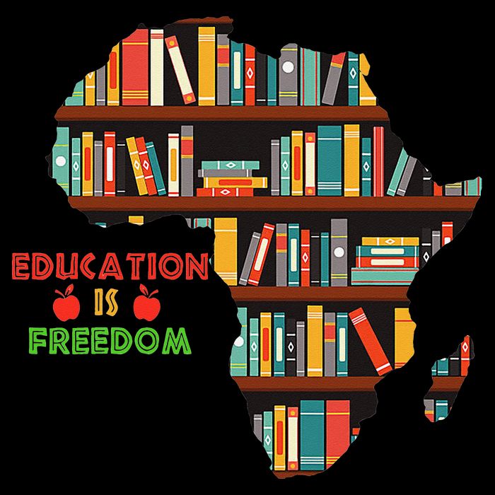 Black History Month Education Is Freedom Book Reader Cooling Performance Crew T-Shirt