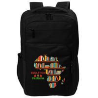 Black History Month Education Is Freedom Book Reader Impact Tech Backpack