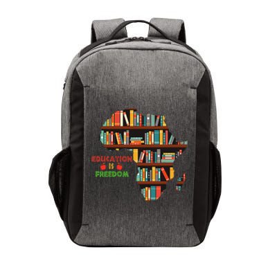 Black History Month Education Is Freedom Book Reader Vector Backpack