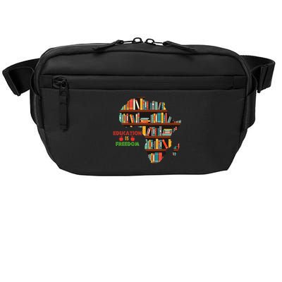 Black History Month Education Is Freedom Book Reader Crossbody Pack