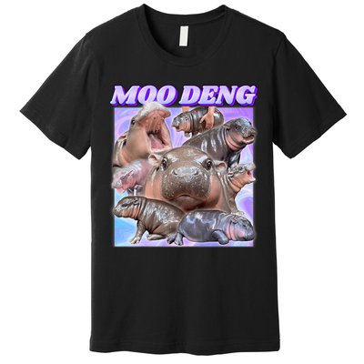 Baby Hippo Moo Deng Premium T-Shirt