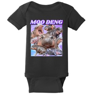 Baby Hippo Moo Deng Baby Bodysuit