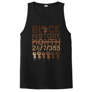 Black History Month Shirts Black History 365 Melanin Pride PosiCharge Competitor Tank