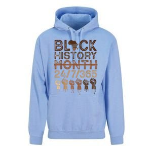 Black History Month Shirts Black History 365 Melanin Pride Unisex Surf Hoodie