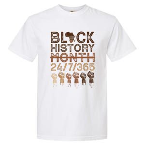 Black History Month Shirts Black History 365 Melanin Pride Garment-Dyed Heavyweight T-Shirt