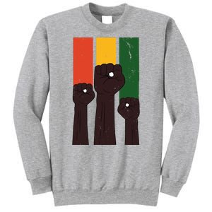 Black History Month Fist Pride Sweatshirt