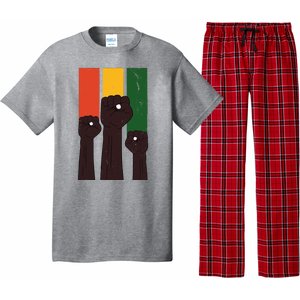 Black History Month Fist Pride Pajama Set