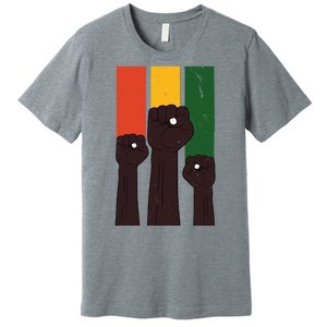 Black History Month Fist Pride Premium T-Shirt