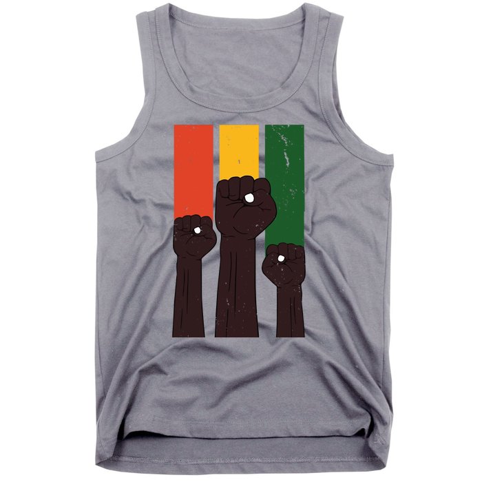 Black History Month Fist Pride Tank Top