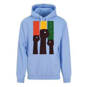 Black History Month Fist Pride Unisex Surf Hoodie