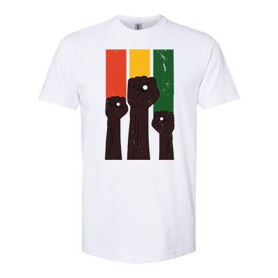 Black History Month Fist Pride Softstyle® CVC T-Shirt