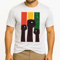 Black History Month Fist Pride Cooling Performance Crew T-Shirt