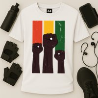 Black History Month Fist Pride Cooling Performance Crew T-Shirt