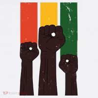 Black History Month Fist Pride Sustainable Bucket Hat